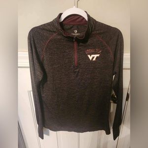 COLOSSEUM VA Tech 1/4 Zip ladies top